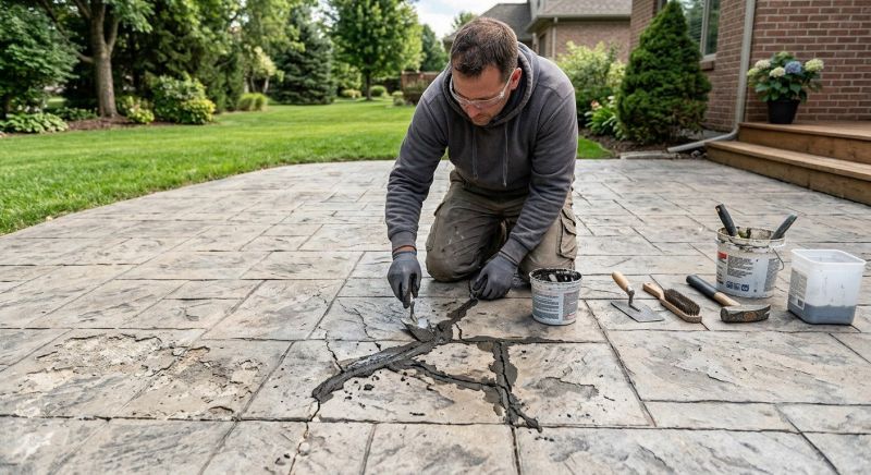Decorative Concrete Repair in Park City, UT